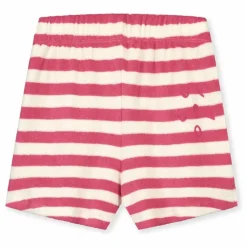 Clearance Gray Label Short Rayé Eponge Bio | Rose fuschia