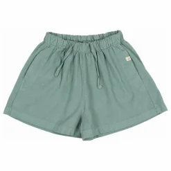 Búho Short Soft Velours Côtelé Coton Bio | Vert Cèdre Outlet
