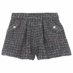 Tartine et Chocolat Short Tweed | Gris foncé Clearance