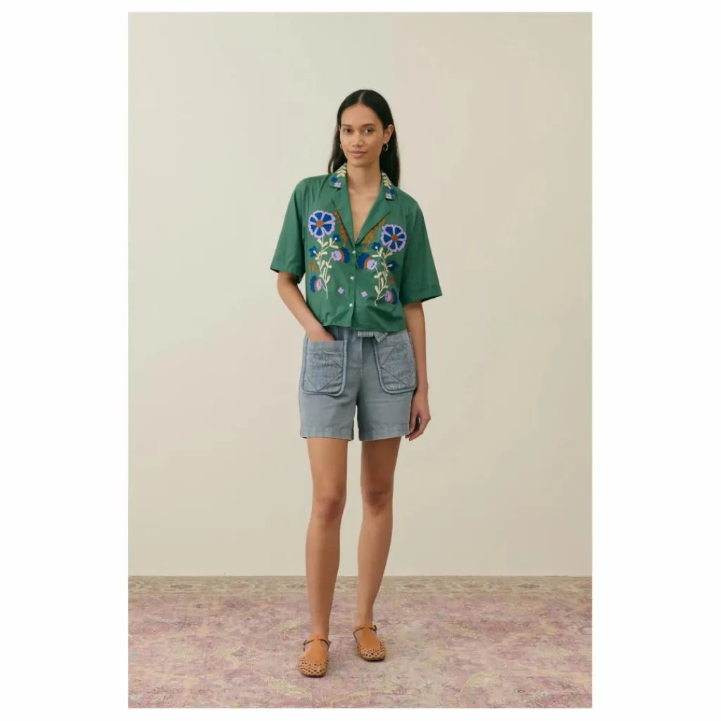 Sale Louise Misha Short Virgin Coton Bio - Collection Femme | Gris