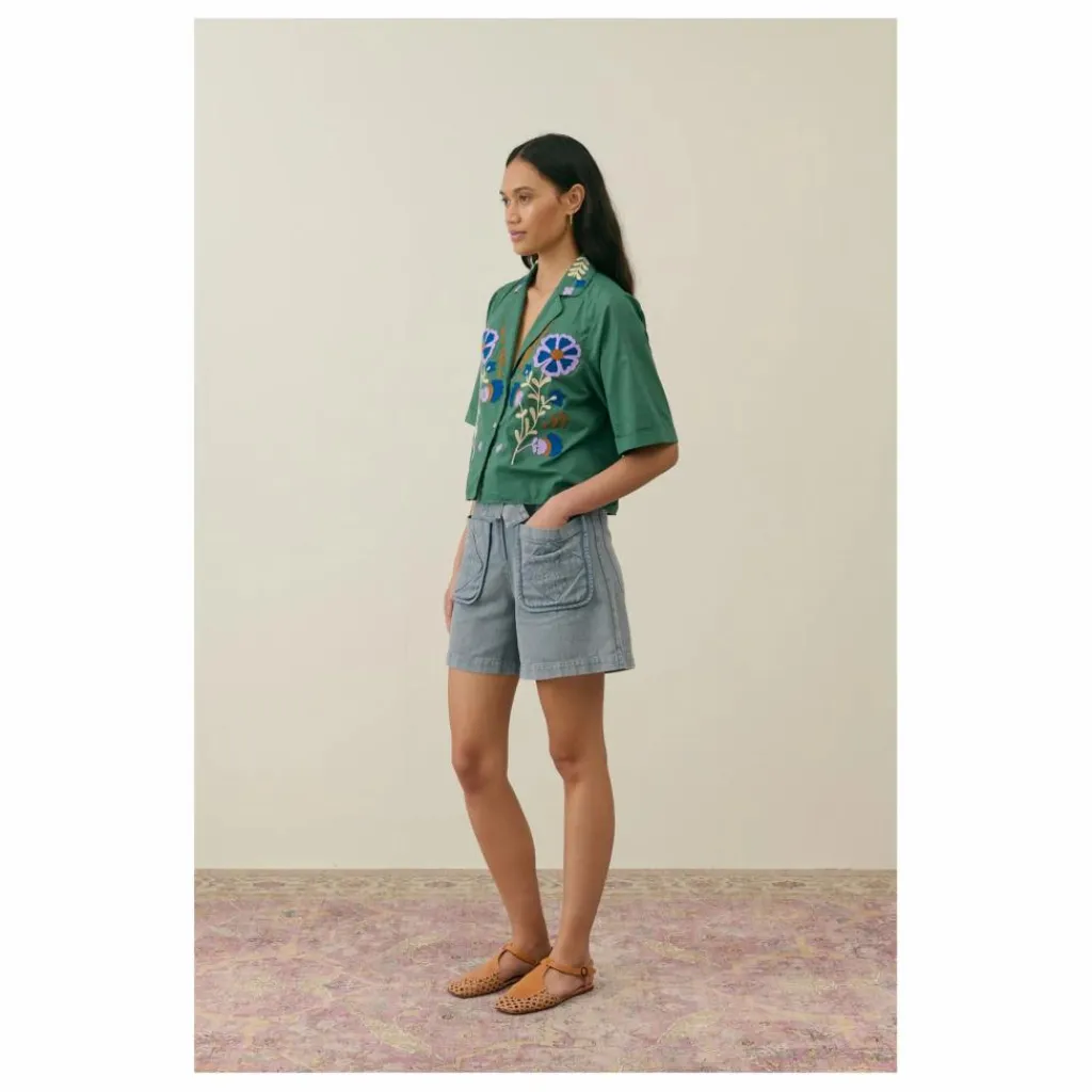 Sale Louise Misha Short Virgin Coton Bio - Collection Femme | Gris