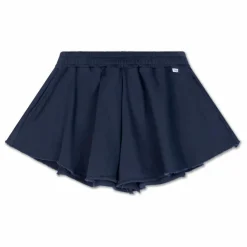 Outlet Repose AMS Short Volants Coton Bio | Bleu nuit