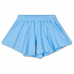Repose AMS Short Volants Coton Bio | Bleu azur Discount