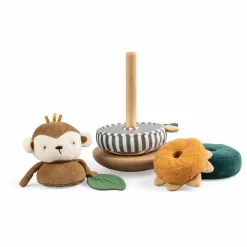 Sebra Singe à empiler doudou et bois Multicolore Online