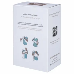 Mama Hangs Sling en coton bio | Noir Sale