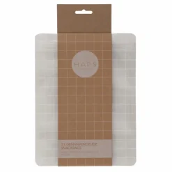 Haps Nordic Snack bag réutilisable 1000 ml - Set de 3 Transparent Best