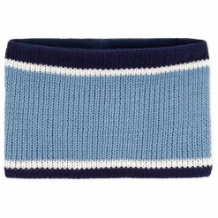Petit Bateau Snood Maille Rayé | Bleu Clearance