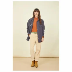 Femme SMALLABLE BASICS Tee-Shirts, Polos|Sous Pull Femme Cotelé Coton Bio |