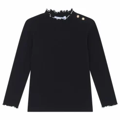 Tartine et Chocolat Sous-Pull Côtelé | Noir Hot