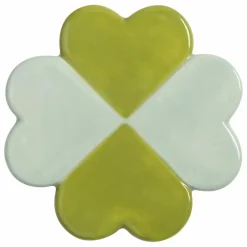 Sale &Klevering Sous-verres Lucky Clover - Set de 4 | Vert
