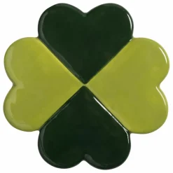 Sale &Klevering Sous-verres Lucky Clover - Set de 4 | Vert