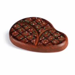 New Erzi Steak en bois Marron