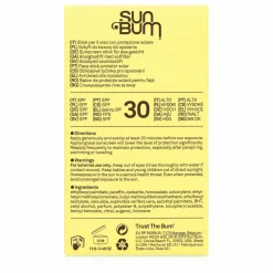Sunbum Stick visage Orginal SPF 30 - 30g Non teinté