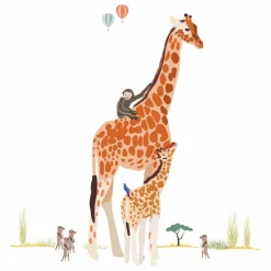 Enfant MIMI'lou Déco Murale Enfant|Sticker géant Safari