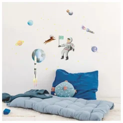Enfant MIMI'lou Décoration Murale|Déco Murale Enfant|Sticker Planche Espace