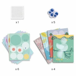 Djeco Stickers des petits Ronds et ronds