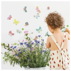 Enfant MIMI'lou Stickers just a touch Papillons de printemps