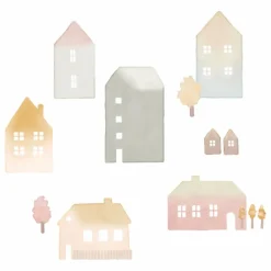MIMI'lou Stickers Petites Maisons Multicolore Sale
