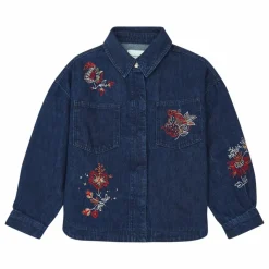 the new society Surchemise Florencia Coton Responsable | Bleu nuit Sale