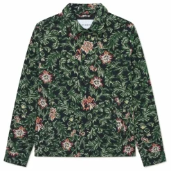 Les Deux Surchemise Jaiden Flower Jacquard | Noir