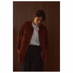 Marlot Paris Sur-Chemise Paola Velours Côtelé - Collection Femme | Chocolat Best