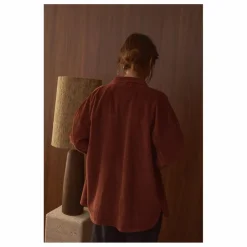 Marlot Paris Sur-Chemise Paola Velours Côtelé - Collection Femme | Chocolat Best