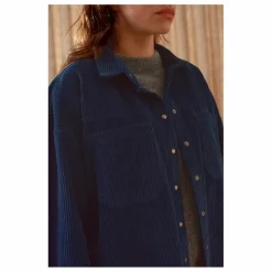 Femme Marlot Paris Blouses, Chemises|Sur-Chemise Paola Velours Côtelé - Collection Femme |