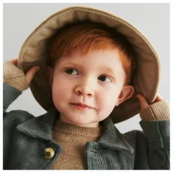 Enfant Wheat T-Shirts, Chemises|Blouses, T-Shirts|Surchemise Sage Velours Côtelé Coton Bio |