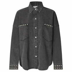 Femme Lollys Laundry Blouses, Chemises|Sur-Chemise Veida Denim |