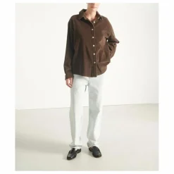 Best American Vintage Sur-Chemise Velours Côtelé Padow | Marron