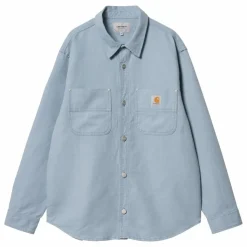 Carhartt WIP Surchemise Walter Coton et Lin | Bleu gris