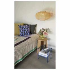 New Hübsch Suspension Elipse en rotin Naturel