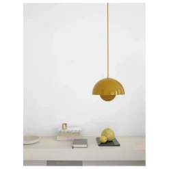 & Tradition Suspension Flowerpot VP1, Verner Panton, 1968 | Jaune moutarde Online