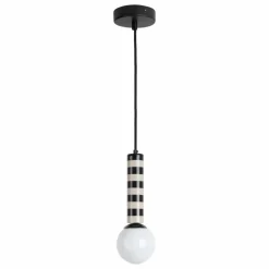 Present Time Suspension Rayado | Bleu nuit Outlet