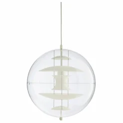 New Verpan Suspension VP-Globe Glass Transparent