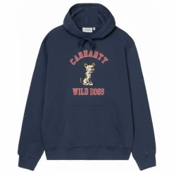 Carhartt WIP Sweat à capuche Wild Dog | Bleu foncé Sale