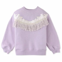 New Gingersnaps Sweat à Franges | Lilas tLilas