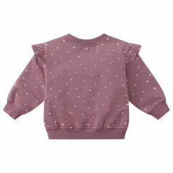 Sale Quincy Mae Sweat à Pois Coton Bio | Magenta