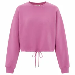Sale SMALLABLE BASICS Sweat A Nouer Femme Molleton Bio | Rose bonbon