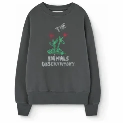 The Animals Observatory Sweat Bear Fleurs | Gris anthracite Clearance
