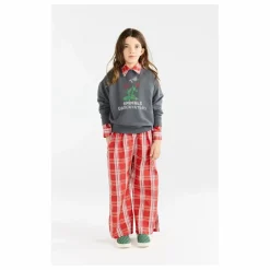 The Animals Observatory Sweat Bear Fleurs | Gris anthracite Clearance