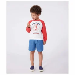 Enfant Petit Bateau Sweat Bienvu Coton Bio |