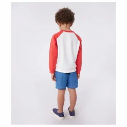 Enfant Petit Bateau Sweat Bienvu Coton Bio |
