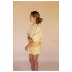 Longlivethequeen Sweat Boxy | Jaune pâle Discount