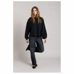 Sale Smallable Woman Sweat Bria Coton Bio | Noir