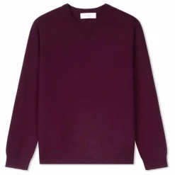 Outlet Bompard Sweat Cachemire | Prune
