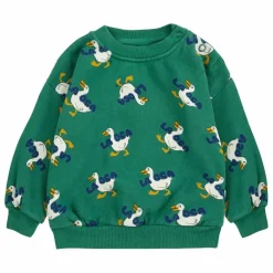 Discount Bobo Choses Sweat Canards Coton Bio | Vert