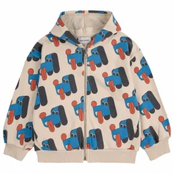 Discount Bobo Choses Sweat Capuche Chiens Coton Bio | Beige