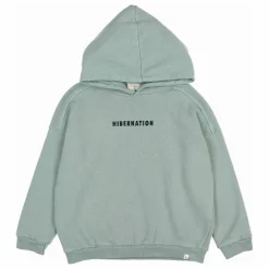 Búho Sweat Capuche Hibernation | Vert Cèdre