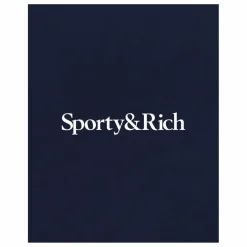 Sporty & Rich Sweat Capuche Play Tennis | Bleu marine Discount
